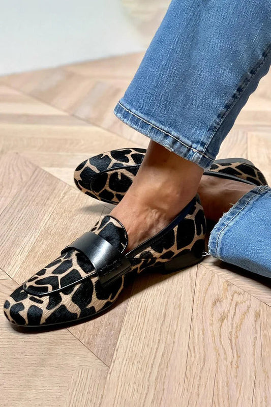 Ivy | Animal Print Loafers
