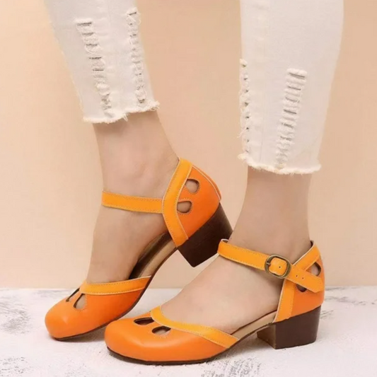 Shelby | Cozy Low-Heeled Sandals