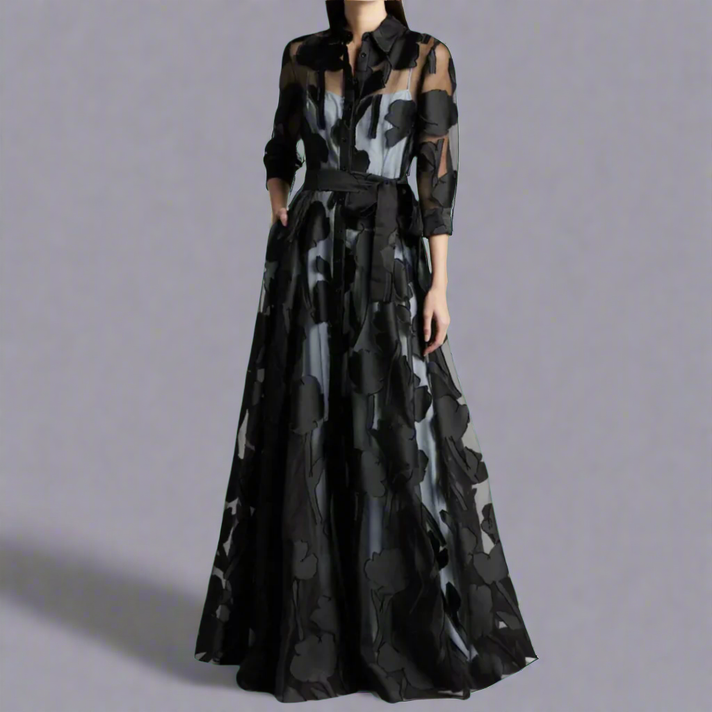 Jasmine | Long Lightweight Dress with Refined Charm