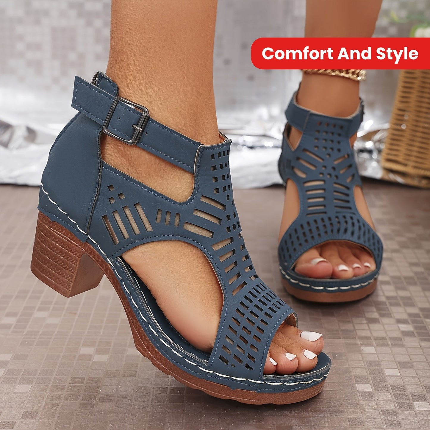 Martha | Women's Block Heel Sandals
