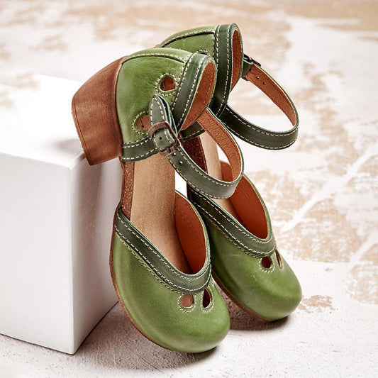 Linda | Women's Orthopedic Low Heel Flat Sandals