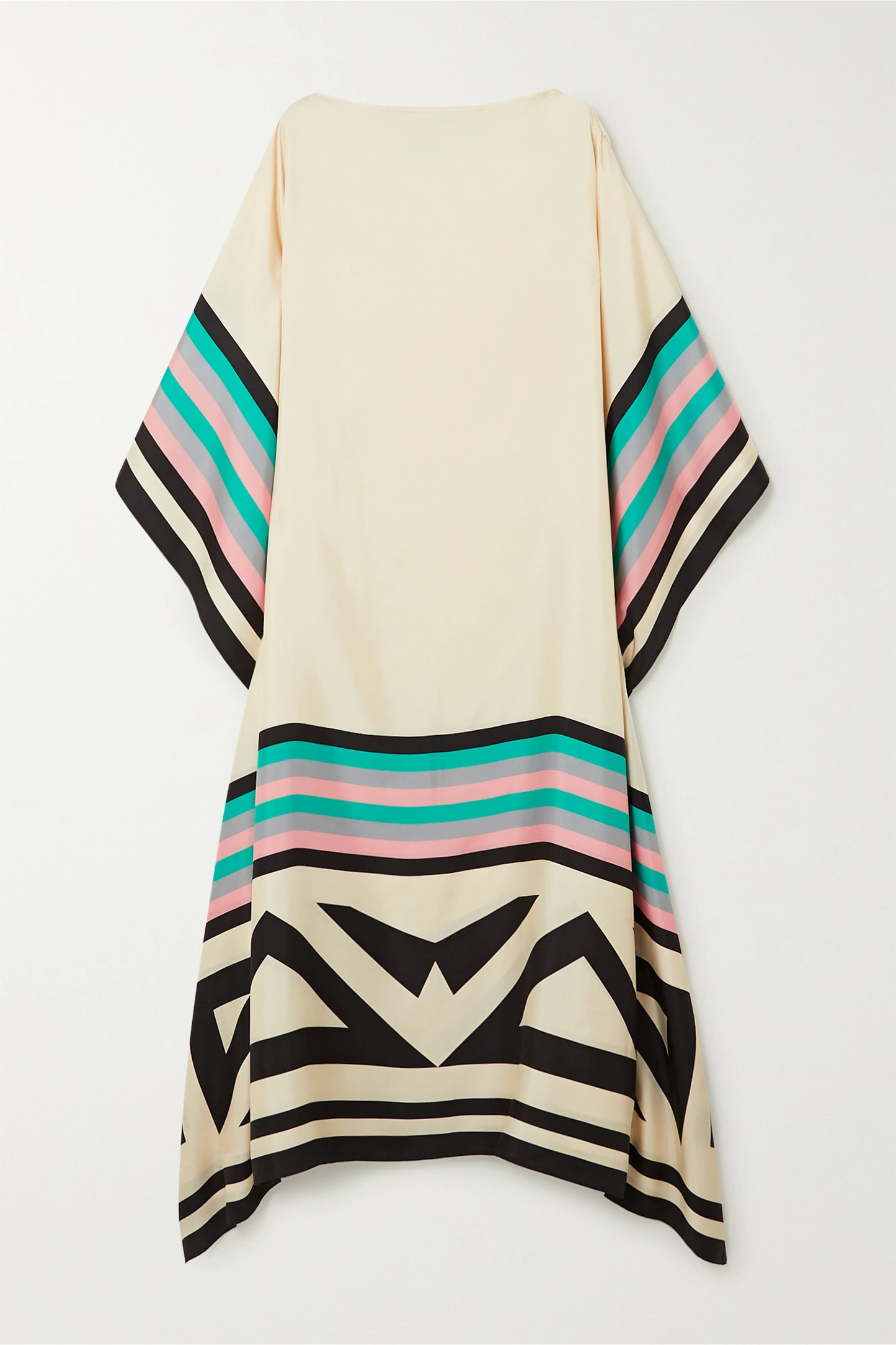 Sandra | Women's Caftan Dress Geometric Print Batwing Sleeve Maxi Dress
