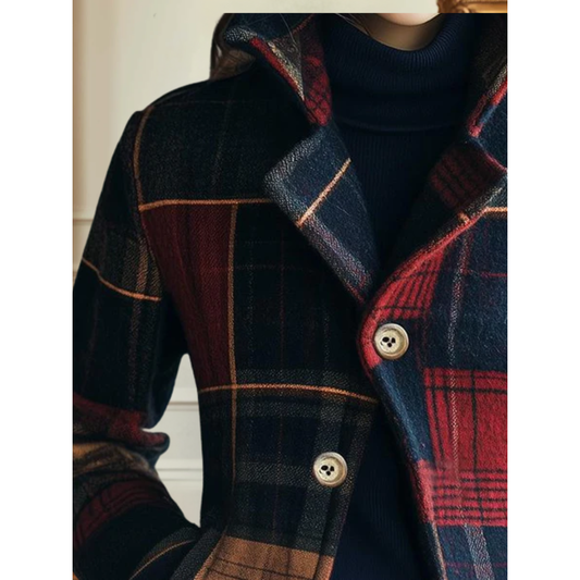 Francesca™ | Classic Plaid Jacket