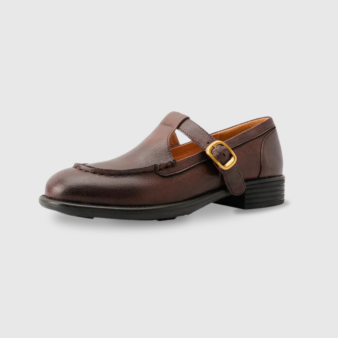Hailey | Women's Vintage T-Strap Mary Jane Shoes Round Toe Low Heel