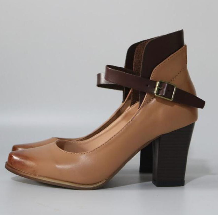 Linda | Refined Heel Sandals with Straps
