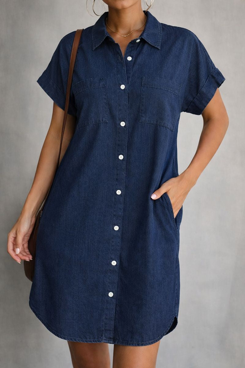 Genevieve | Women's Denim Dress Everyday