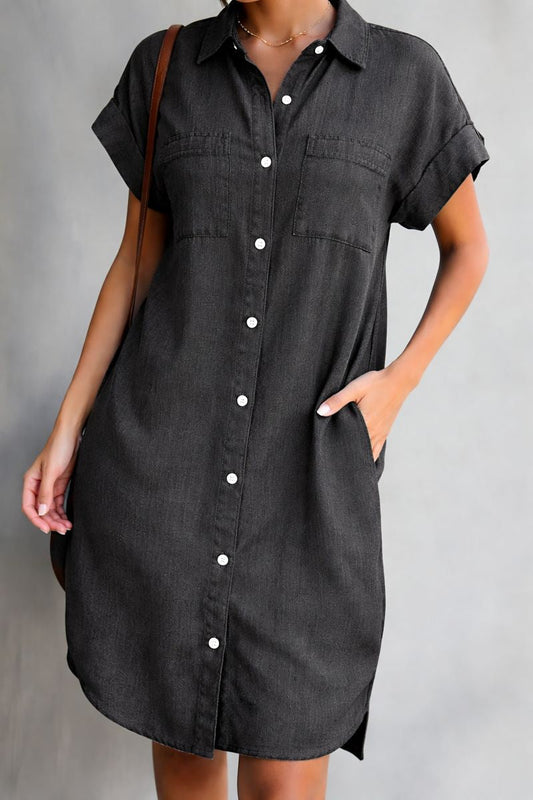 Genevieve | Women's Denim Dress Everyday