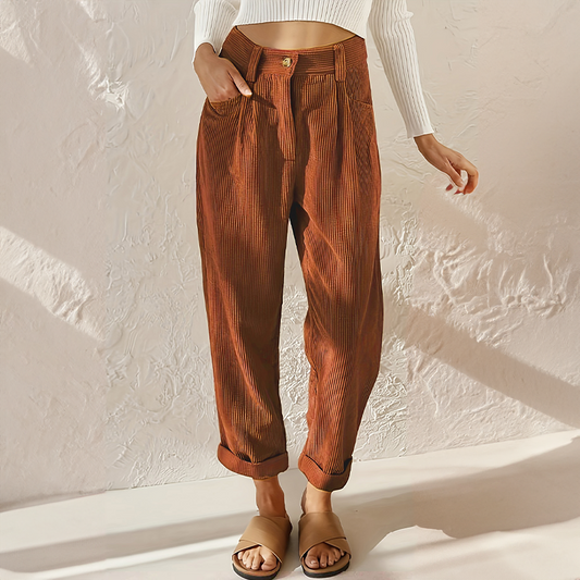 Sara | Retro Cord Comfort Pants