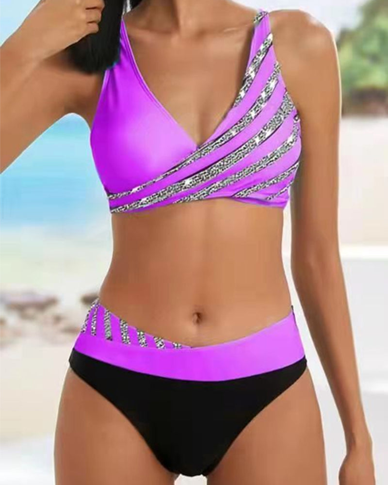 Frances | Women's Printed Flattering Bikini Set for Beach