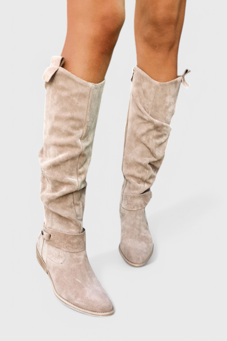 Natalie | Vintage-Inspired High Boots
