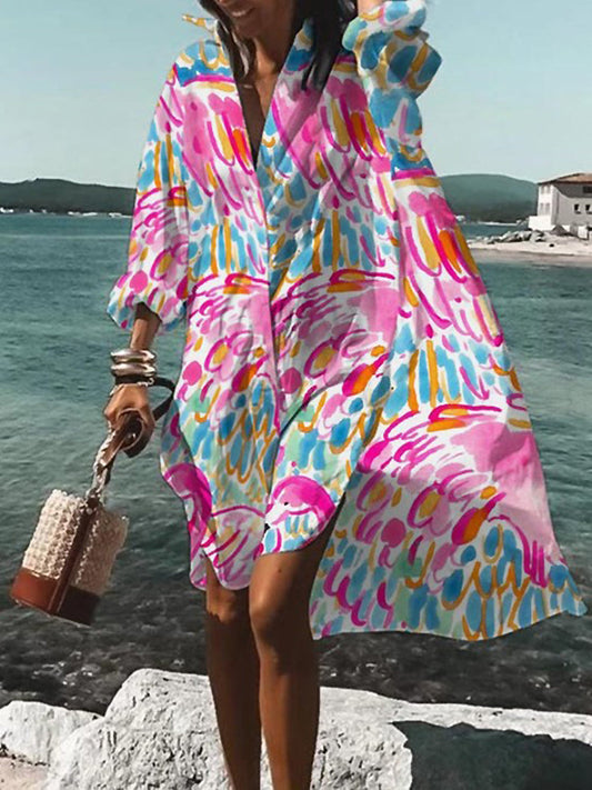 Abigail | Summer Midi Button-Up Dress