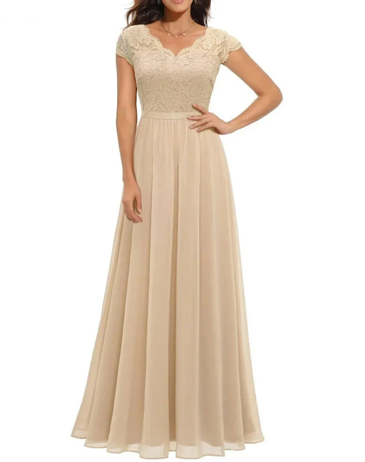 Danielle | Women’s Refined Lace Long Dress