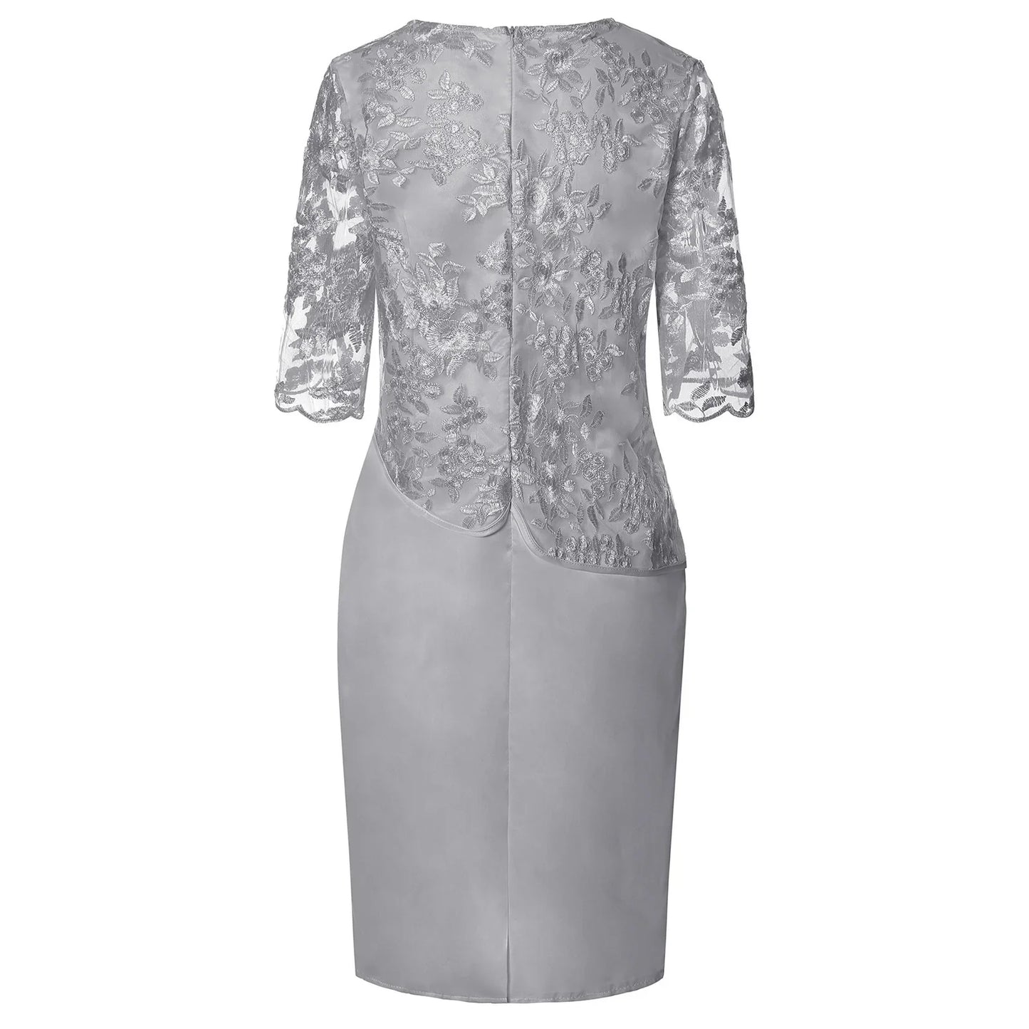 Nicole | Short-Sleeved Mid-Length Dress