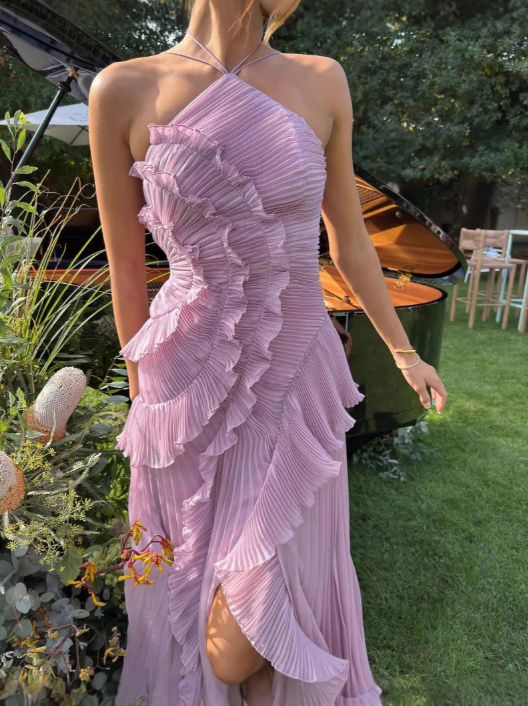 Taylor | Refined Halter Dress