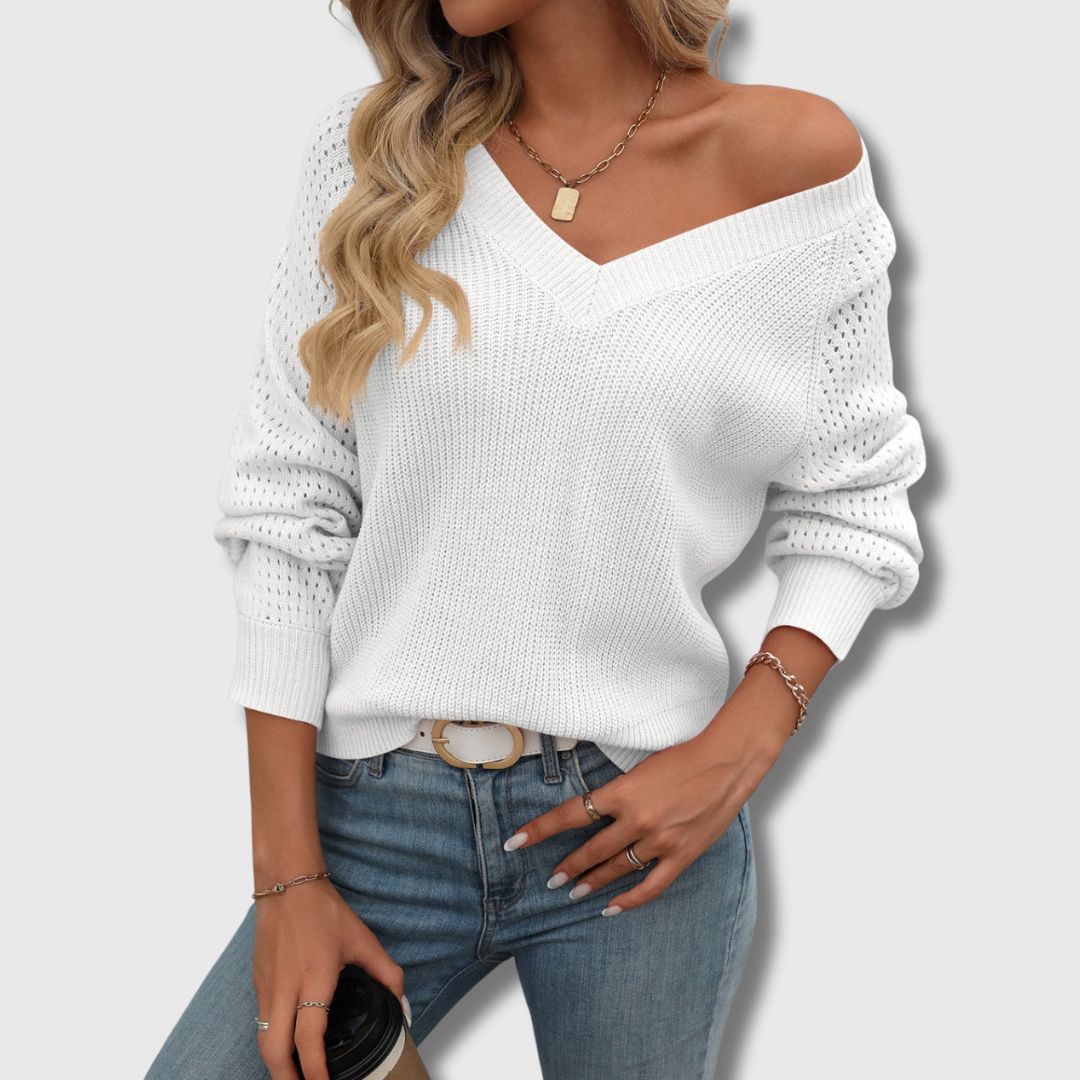 Alexis | Refined V-Neck Sweater