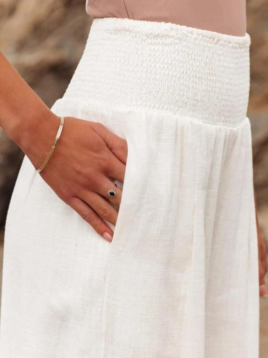 Gabriela | Flowing Beach Pants with Wide Legs
