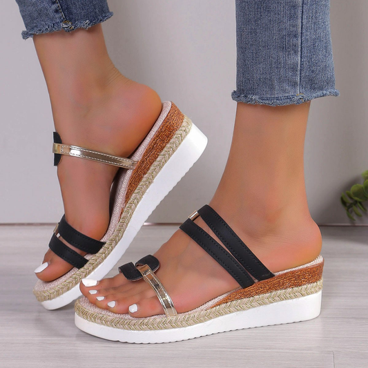 Camille | Women's Rhinestone Platform Sandals