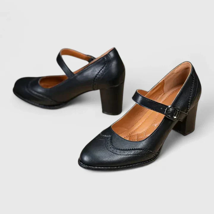 Carol | Women's Mary Jane Block Heel Shoes