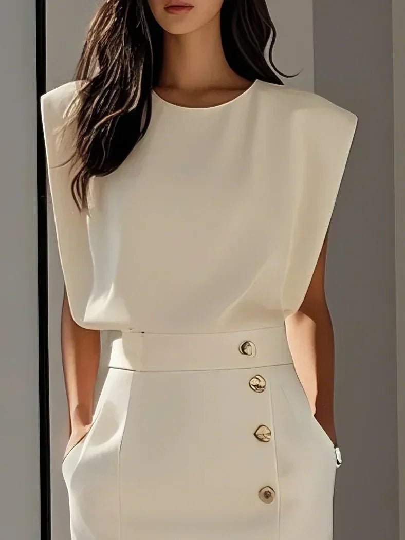 Naomi | Effortless Charm Mid-Length Dress