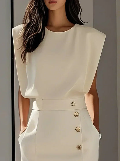 Naomi | Effortless Charm Mid-Length Dress
