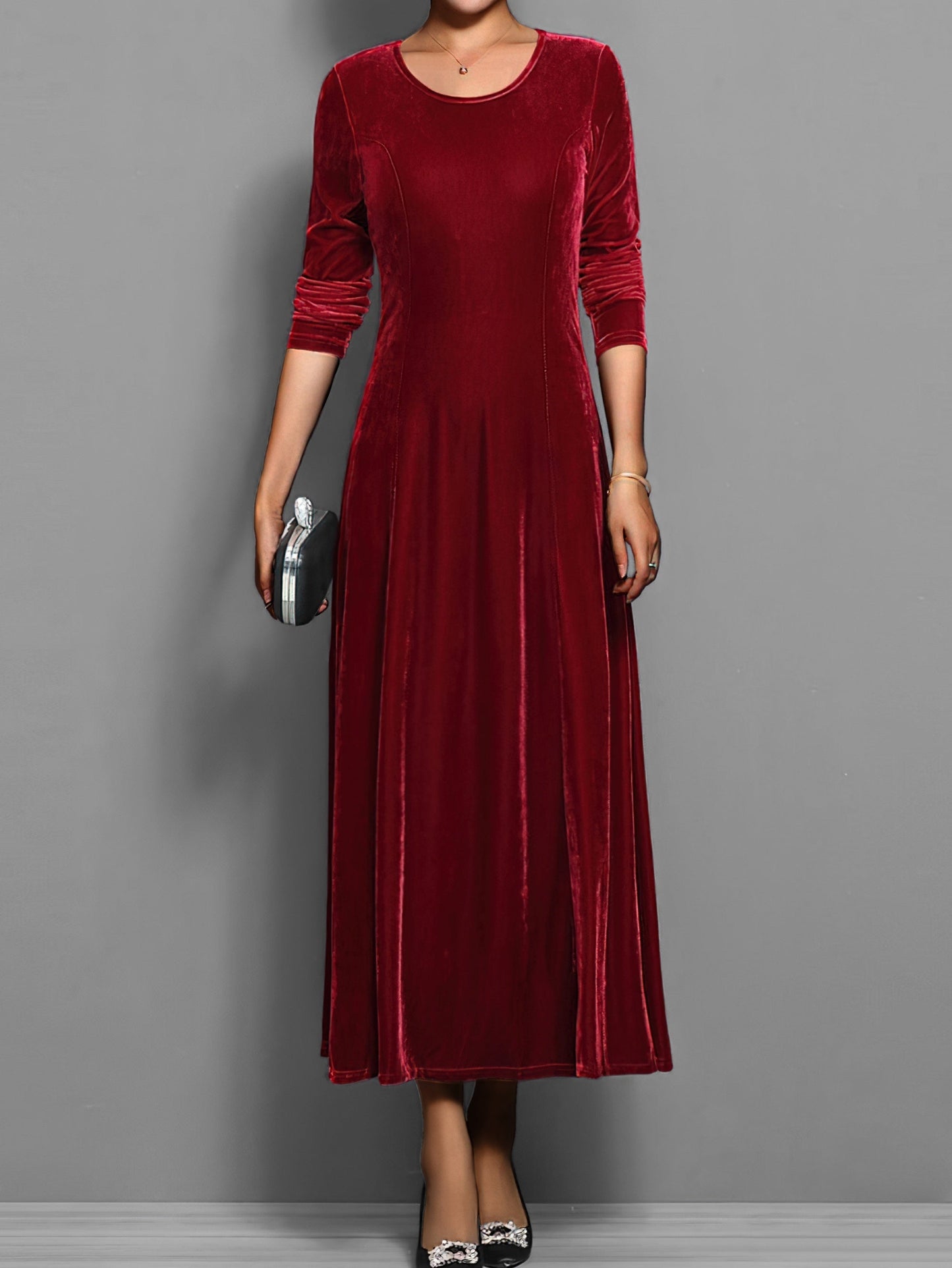 Chloe | Soft Velvet Dress