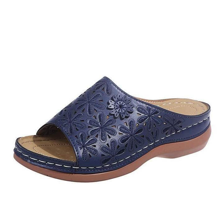 Savannah | Women's Orthopedic Flat Cushioned Sandals for Walking