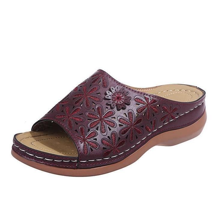 Savannah | Women's Orthopedic Flat Cushioned Sandals for Walking