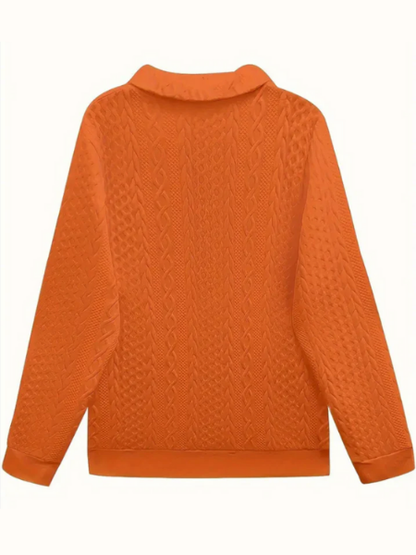 Carol | Contemporary Zip-Up Sweater