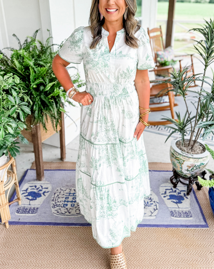 Riley | Classic Toile Maxi