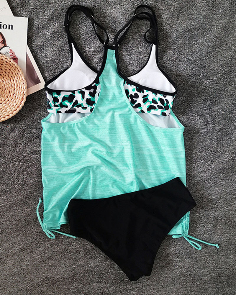 Debra | Women's Tummy Control Printed Tankini