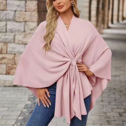 Aubrey | Refined Draped Poncho