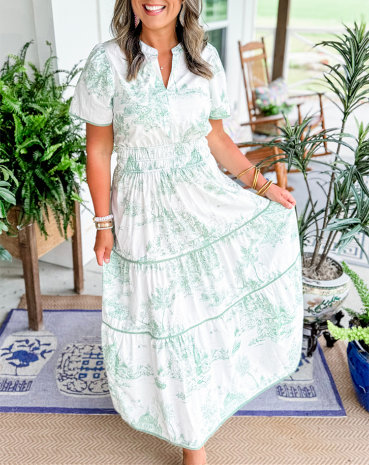 Riley | Classic Toile Maxi
