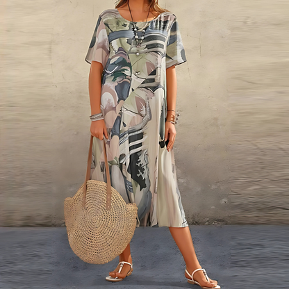 Charlotte | Refined Floral Dress