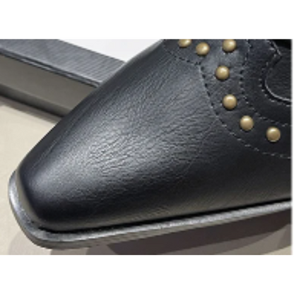 Lydia | Studded Western Boots