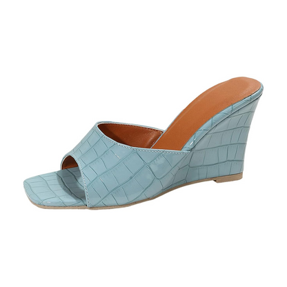 Tricia | Women's Leather Wedge Cushioned Shoes