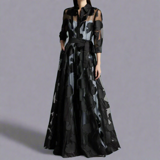 Jasmine | Long Lightweight Dress with Refined Charm