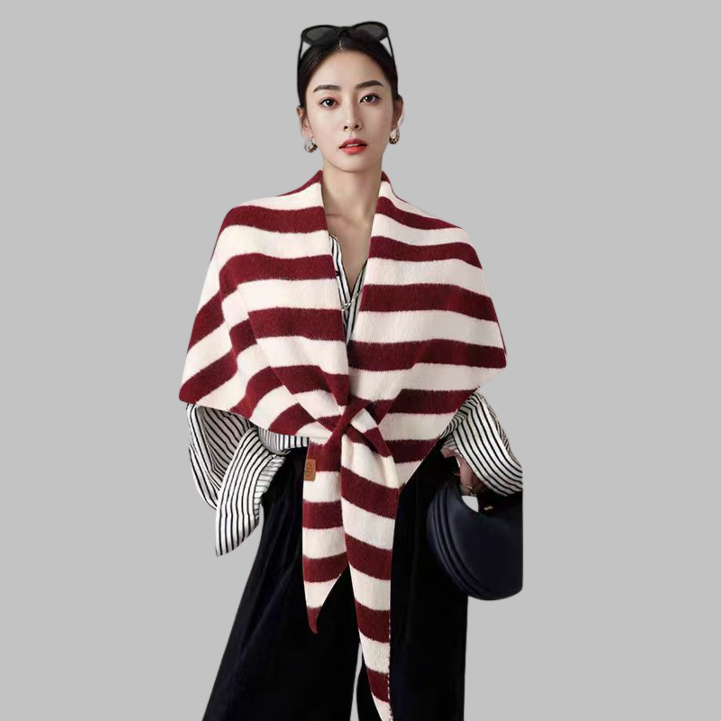 Patricia | Classy Plush Comfortable Triangle Shawl