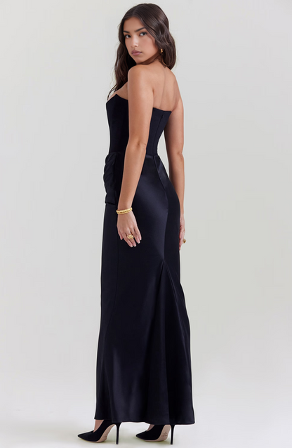 Eleanor | Women's Wedding Guest Lace Strapless Dress Evening