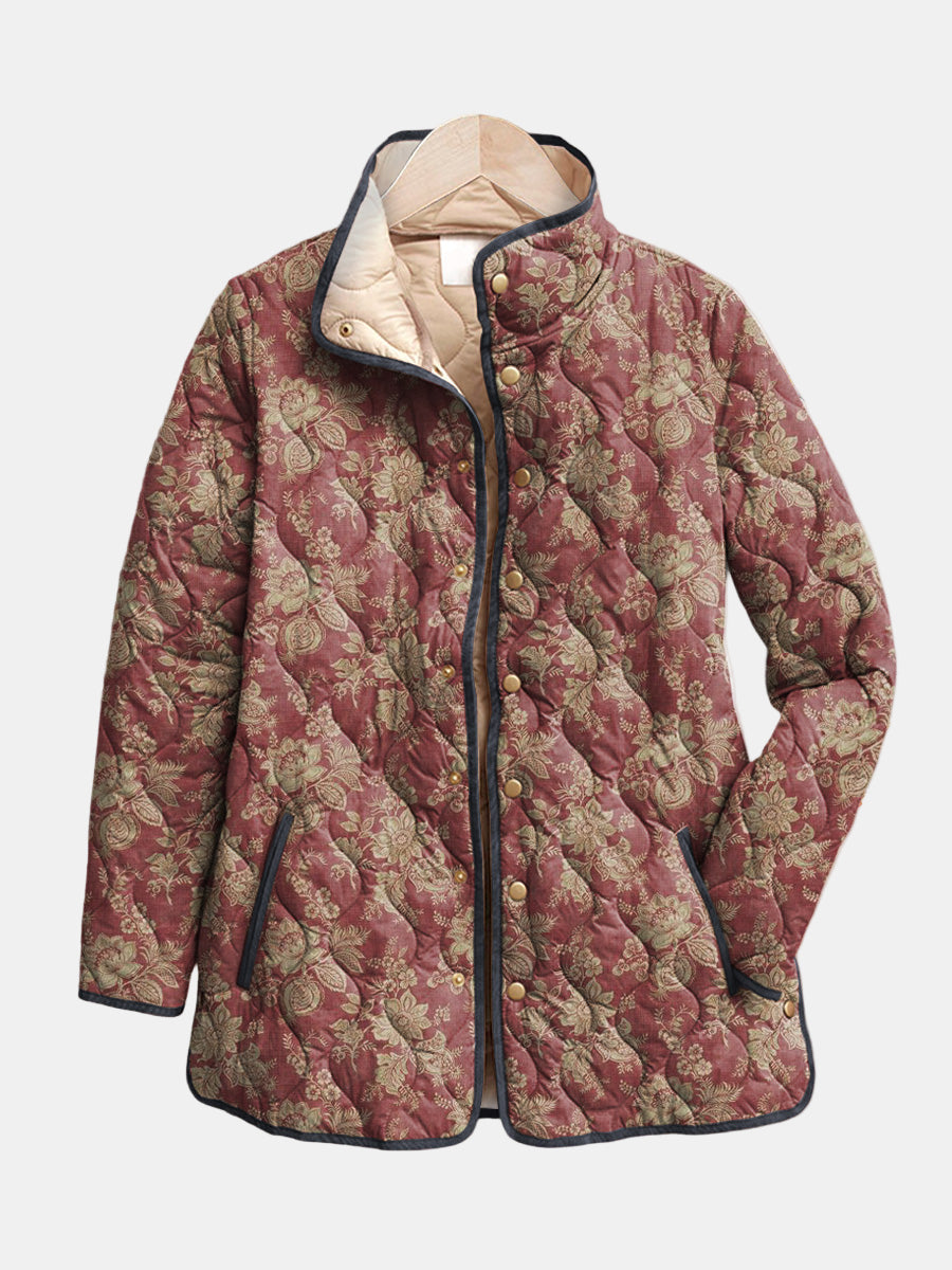 Denise | Vintage Floral Print Jacket