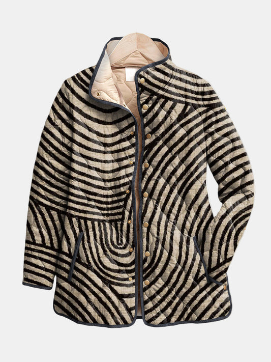 Kylie | Vintage Circle Design Quilted Jacket