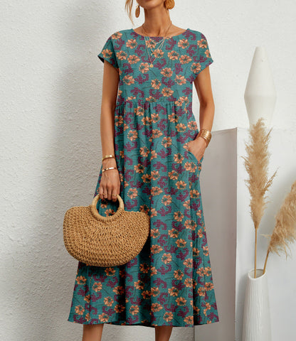 Ava | Refined Floral Dress