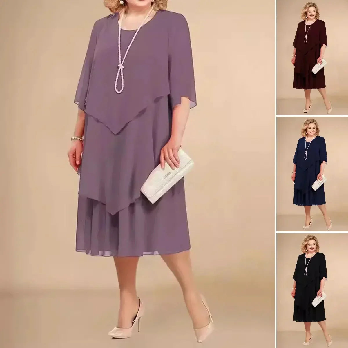Finley | Refined Chiffon Dress