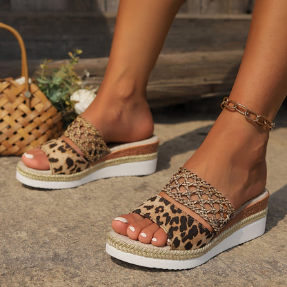 Stella | Women's Woven Wedge Sandals