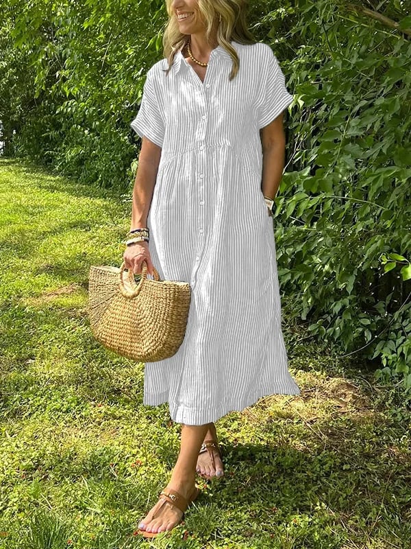 Sydney | Striped Button-Up Shirt