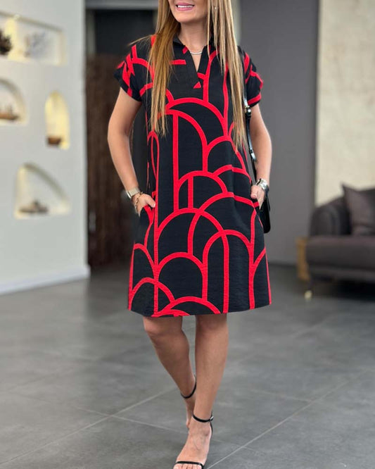 Isla | Dress with Short Sleeves