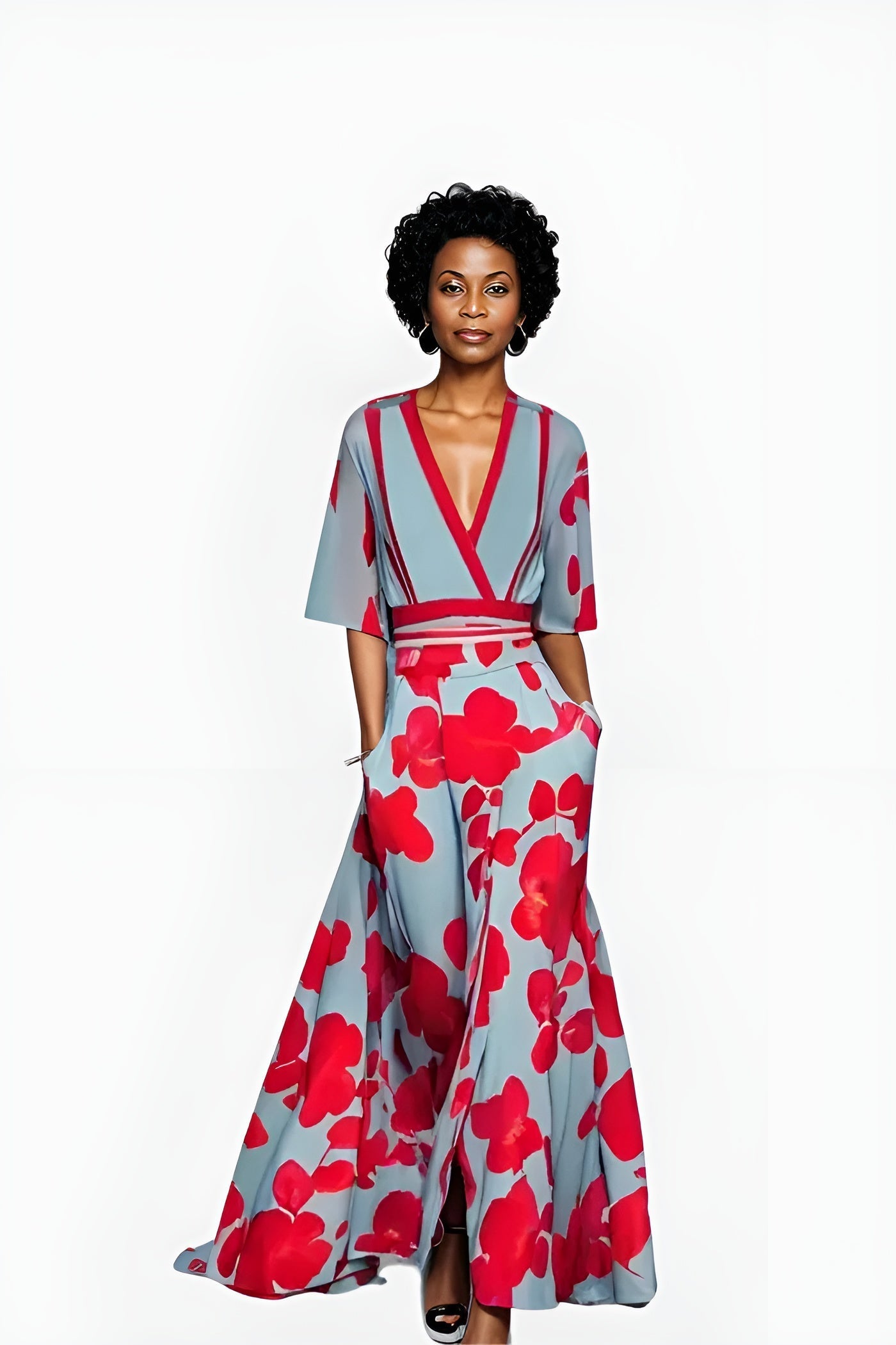 Elise | Floral Wrap Dress