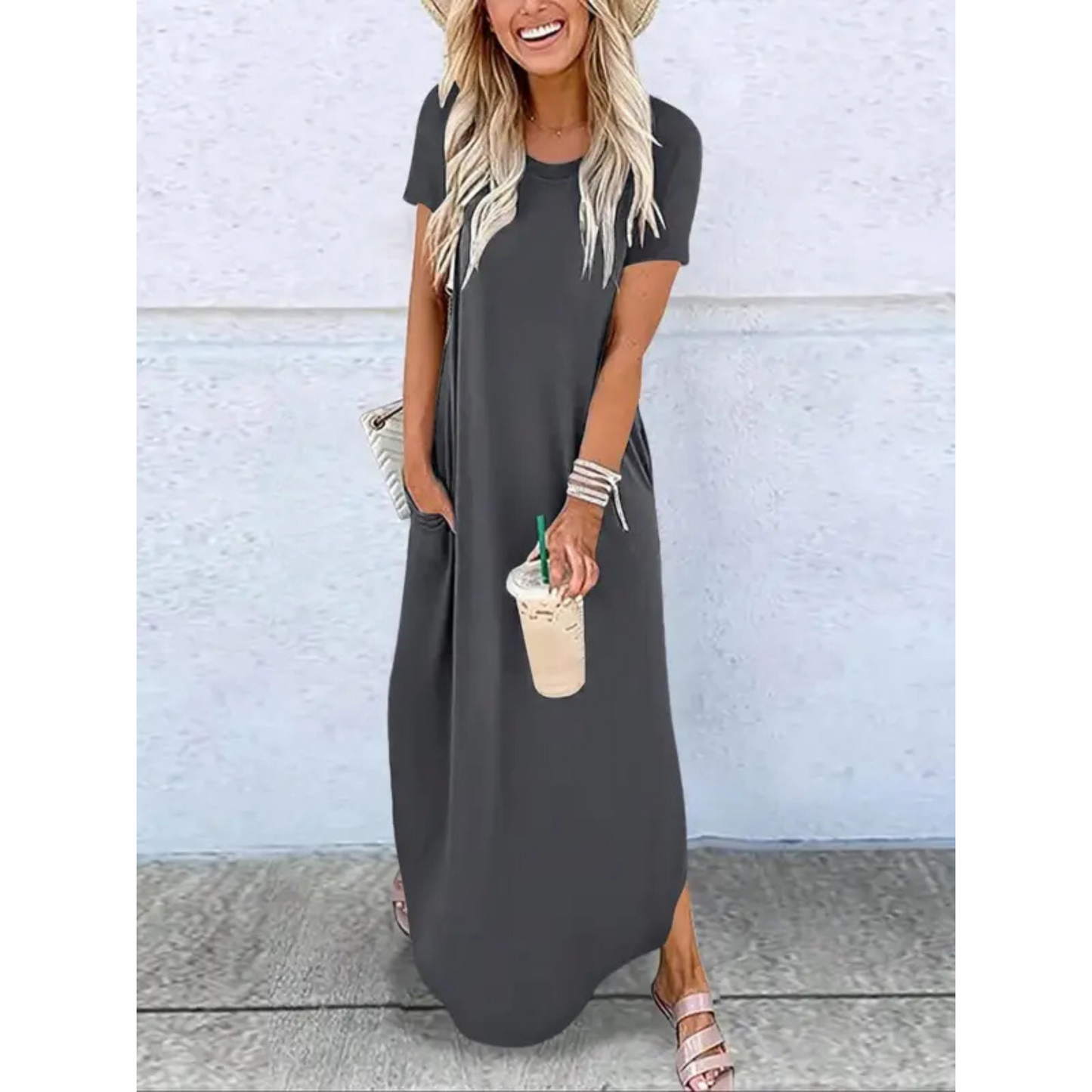 Harper | Everyday Summer Round Neck Maxi Dress