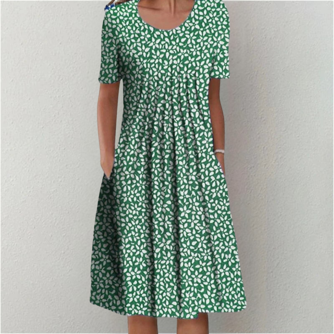 Alexis | Stylish and Everyday Floral Dress with Pockets