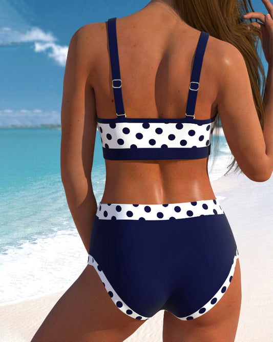 Jean | Women's High Waist Vintage Bikini Set