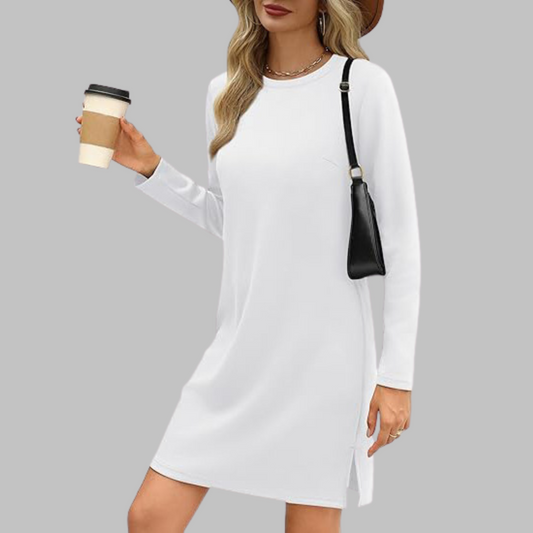Sadie | Comfortable Full Sleeve Round Neck Dress